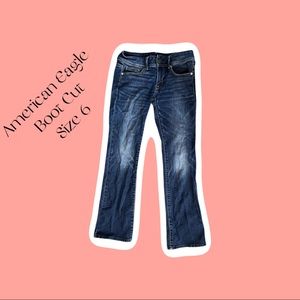 American Eagle Boot Cut Blue Denim Jeans - Size 6